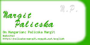 margit palicska business card